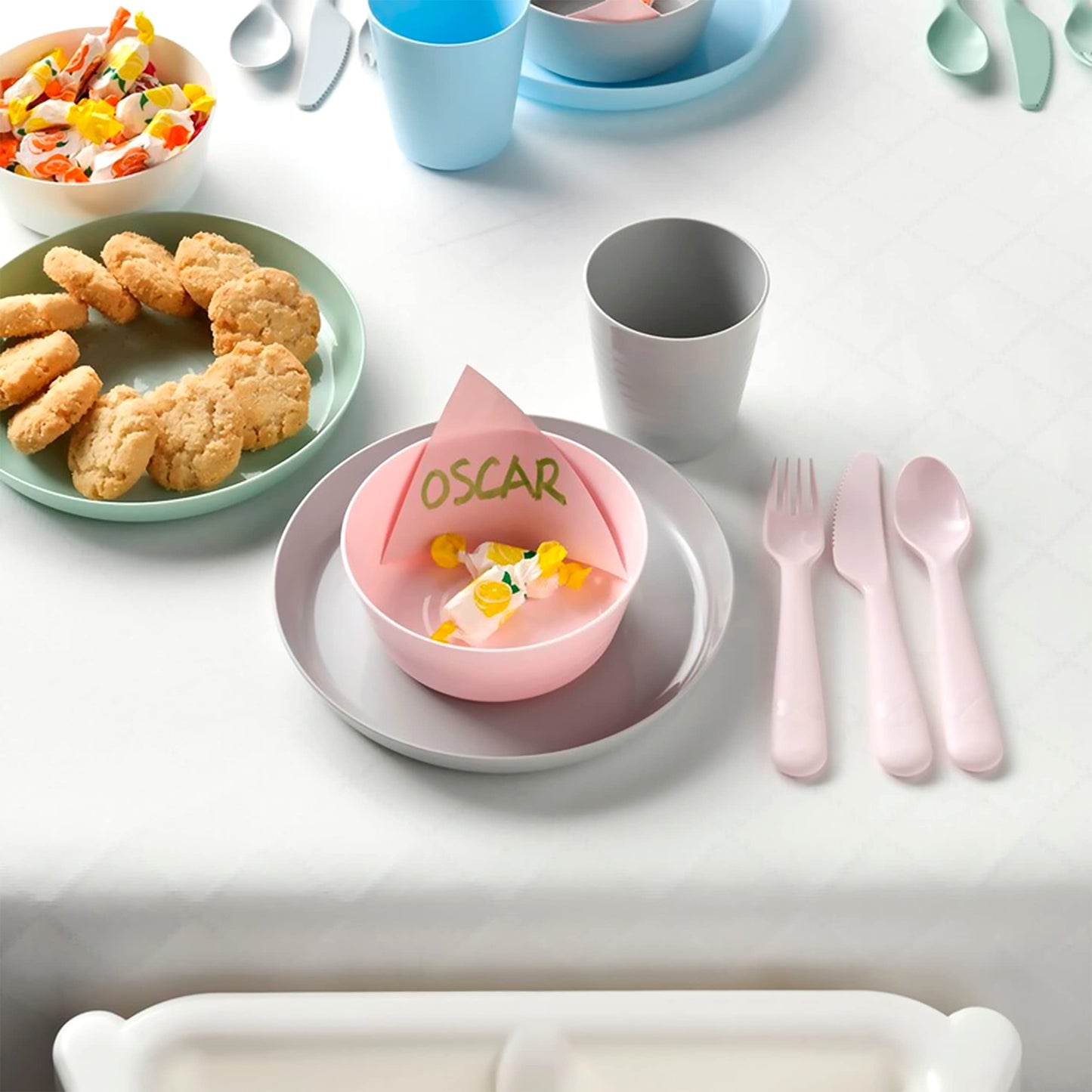Kids Flatware Set – 18-Piece BPA-Free Utensils | 6 Colorful Knives, Forks & Spoons | Dishwasher & Microwave Safe