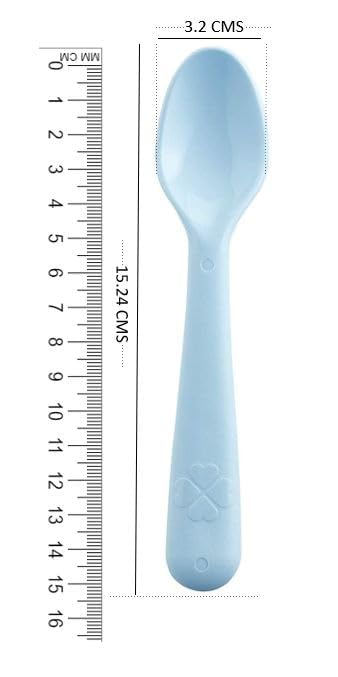 Kids Spoons – 4-Pack BPA-Free Plastic | Smooth Touch Toddler Utensils | Multicolor Feeding Spoons