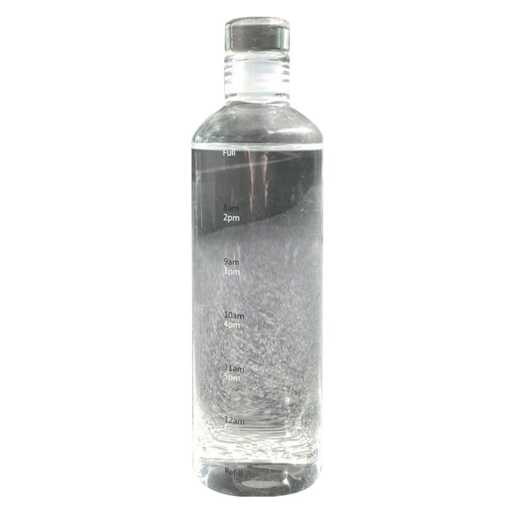 Clear Plastic Water Bottle – 17oz Leakproof Bottle with Non-Slip Sleeve, Lightweight & Reusable