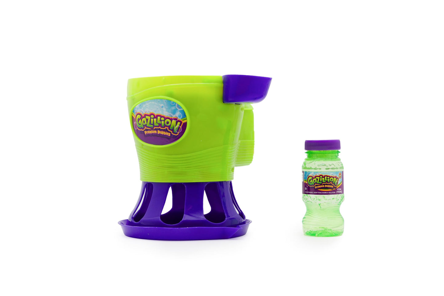 Tornado Bubble Machine – Blows 4,500 Bubbles per Minute | Kids Bubble Blower with 4oz Non-Toxic Solution | Outdoor Fun & Party Toy