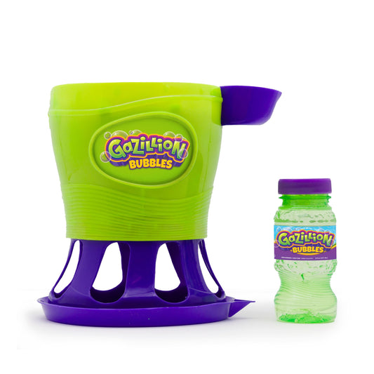 Tornado Bubble Machine – Blows 4,500 Bubbles per Minute | Kids Bubble Blower with 4oz Non-Toxic Solution | Outdoor Fun & Party Toy