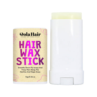 Dolahair Hair Wax Stick for Flyaways – Non-Greasy Smoothing Pomade for Women, Kids & Wigs | Slick Back Hair Styling Stick (1 Pack, 16g)