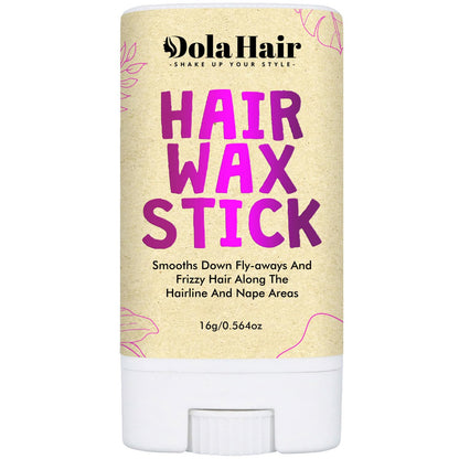 Dolahair Hair Wax Stick for Flyaways – Non-Greasy Smoothing Pomade for Women, Kids & Wigs | Slick Back Hair Styling Stick (1 Pack, 16g)