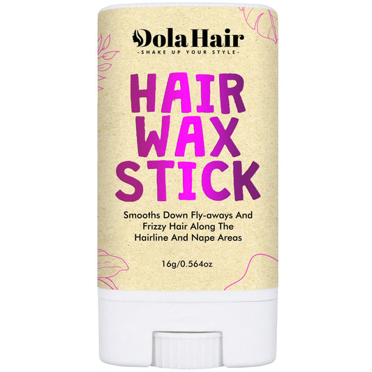 Dolahair Hair Wax Stick for Flyaways – Non-Greasy Smoothing Pomade for Women, Kids & Wigs | Slick Back Hair Styling Stick (1 Pack, 16g)