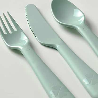 Kids Flatware Set – 18-Piece BPA-Free Utensils | 6 Colorful Knives, Forks & Spoons | Dishwasher & Microwave Safe