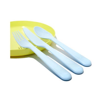 Kids Plastic Dinnerware Set for 6 – BPA-Free Plates, Bowls, Cups & Utensils – Colorful Toddler Dish Set – Dishwasher Safe